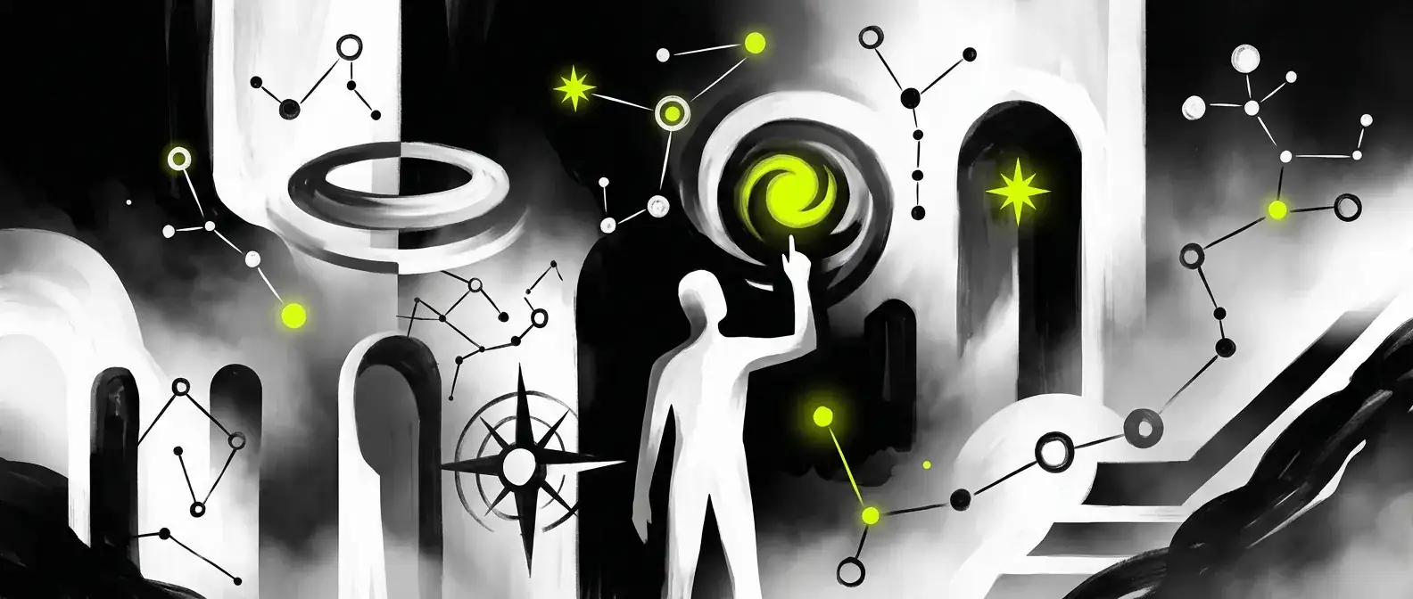 Epistemologia dei dati - immagine ufficiale della lezione su GinnyTech, creata da AD